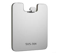 Oniissy 4 ganci da parete in acciaio inox per poster, cornici per foto e organizzazione della cucina con installazione senza traccia, colore argento (67 x 51 mm)