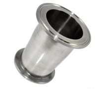 Oniissy 5,7 cm a 5,1 cm riduttore per tubi sanitari Tri Clamp Ghiera in acciaio inossidabile 304 per acqua, olio, bevande, latte in applicazioni industriali farmaceutiche alimentari