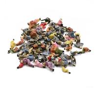 Oniissy 60Pcs Plastica Ho Scala 1:87 Modello Ferroviario Seduto Passeggero Figure, Dipinto Seduto Persone Per Il Treno Set Paesaggio Paesaggio E Miniatura Diorama Display