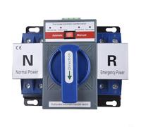 Oniissy 63A 2P Dual-Power Interruttore di trasferimento automatico Generatore di commutazione interruttore, per Emergenza-Power ATS- Modalità di conversione Auto-Cast, Tensione nominale AC400V
