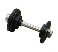 Oniissy Accessori ammortizzatori posteriori per pieghevoli, coperchio superiore da 66 mm con viti, argento nero, compatibile con rondella ammortizzatore a molla posteriore (Un set)