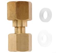 Oniissy Adattatore per bombola di gas CGA-320 a CGA-580 per regolatore Argon con struttura in ottone e guarnizione in nylon, compatibile con saldatura TIG, saldatura MIG e industriale