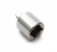 Oniissy Adattatore per chiave a bussola da 1/4", 3/8", 1/2", femmina a maschio, adattatore per chiave inglese, chiave inglese, cricchetto, anello adattatore (1/2-1/4)