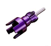 Oniissy Apri filettatura interna per tubi dell'acqua in lega di acciaio per tubi in PVC o plastica PPR, a 4 e 6 punti, strumento idraulico compatibile con trapano a doppia estremità per una lunga