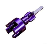 Oniissy Apri filettatura interna per tubi dell'acqua in lega di acciaio per tubi in PVC o plastica PPR, a 4 e 6 punti, strumento idraulico compatibile con trapano a doppia estremità per una lunga