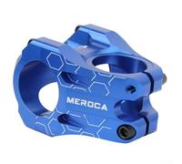 Oniissy Attacco manubrio DH AM per enduro per CNC, attacco corto da 35 mm per mountain bike, morsetto per manubrio da 31,8 mm, tubo sterzo da 28,6 mm, stelo ultraleggero in lega di alluminio (blu)