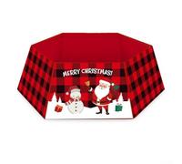 Oniissy Base per albero di Natale, pieghevole, in tessuto non tessuto, copertura per collare, tronco, cestino, anello, per decorazioni per alberi, 60 x 80 x 25 cm, base per albero di Natale (03)