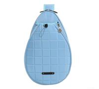Oniissy Borsa a tracolla per racchette da tennis con tracolla regolabile per racchette da tennis, badminton e pickleball, design professionale per lo sport, realizzata per durare nel tempo (blu)