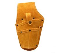 Oniissy Borsa organizer per attrezzi, borsa per attrezzi elettrici, fondina per trapano in pelle bovina, adatta per decorazione d'interni, lavorazione del legno