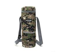 Oniissy Borsa Termica Isolante per Acqua da Esterno - Con Tracolla Per Bottiglia da Bere - Pranzo Per Campeggio Escursionismo Spiaggia Picnic 1,5L 2L Capacità (1,5L grigio)