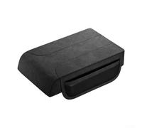 Oniissy Bracciolo imbottito in pelle con memory foam e 2 tasche portaoggetti per console centrale, adatto per la maggior parte delle auto, camion, SUV, camper (nero)