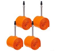Oniissy Camera d'aria ultraleggera per bici per ruote 29er con valvola da 60 mm, compatibile con pneumatici di larghezza 1,9/2,0/2,1/2,2/2,3/2,3/2,4/2,5 pollici e freno a disco (4 pezzi + leva per