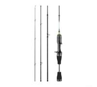 Oniissy Canna da pesca leggera per Fuji O per anello, 4 sezioni UL Action canna in fibra di carbonio per fiumi urbani, parchi, torrenti e foreste fitte, 1,53 m/1,68 m (1,53 m per) (polo singolo)