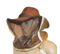 Oniissy Cappello da apicoltura, robusto cappello protettivo per le api, maschera in rete traspirante, protezione per il viso, strumenti necessari per apicoltura, cappello con rete per uomini e donne