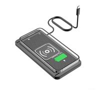 Oniissy Caricabatterie magnetico wireless per auto, 15 W, per Huawei per iPhone, tappetino di ricarica wireless antiscivolo, ricarica rapida per la maggior parte degli smartphone (tipo c)