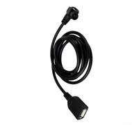 Oniissy Cavo adattatore da 4 pin a USB per RCD300 RCD510 RNS315 RNS510, prolunga dati nera da 120 cm, filo di rame ABS resistente al calore per installazione posteriore