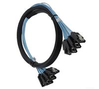 Oniissy Cavo dati a doppio canale per SATA III da 6 Gbps per l'integrazione di HDD e SSD aggiuntivi nei sistemi informatici esistenti (7P-4S)