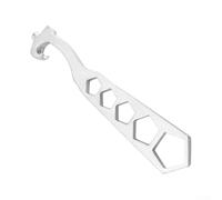 Oniissy Chiave idrante per idranti, adatta a dadi idranti di dimensioni comuni, 360 mm, chiave idrante in ferro galvanizzato con 5 fori
