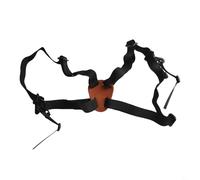 Oniissy Cinghia binoculare regolabile per caccia, telemetro per fotocamera e attrezzatura da esterno, tracolla elastica con gancio di sicurezza in pelle bovina e materiale in gomma leggera per