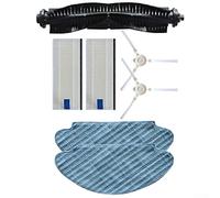 Oniissy Compatibile con Tefal Explorer Serie 20 40 RG6825 RG6871 RG6875 Kit accessori spazzatrice (spazzola a rullo + filtro + mop + spazzola laterale) con 2 tipi di ritagli per opzione