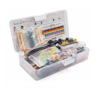 Oniissy Componente elettronico per starter kit con scatola, 830 breadboard cavo resistore componente elettronico di base kit di base per Arduino