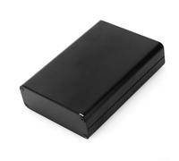 Oniissy Contenitore in alluminio per strumenti, per progetti elettronici, 80 x 50 x 20 mm, finitura sabbiata nera ossidata, non ferromagnetica, efficiente termica,