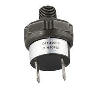 Oniissy Controllo pressostato per compressore d'aria con connettore NPT da 1/8 per sistemi di sospensione dell'aria del treno, struttura in lega di alluminio, corrente nominale 20 Amp e multipla (90