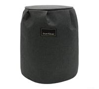 Oniissy Copertura antipolvere da tavolo per altoparlante AuraStudio5 con cuciture a doppio strato e apertura per cavi per una protezione affidabile dalla polvere e gestione dei cavi (grigio scuro)