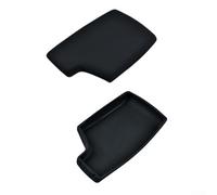 Oniissy Copertura per bracciolo della console centrale per serie 3 E90 E91 E92 E93 318 320 325 328 2005-2012, LHD, nero/beige/grigio, plastica + pelle (nero)