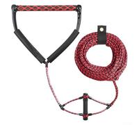 Oniissy Corda da wakeboard per ginocchiere, sci nautico e tubo di trazione con manico in EVA, linea di traino da surf da 22,8 m, polietilene a 16 fili, resistenza alla rottura 997,9 kg, galleggiante