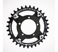 Oniissy Corona 104 BCD nero 32T stretto anello catena singolo largo con anello catena Spider Drive Motor Adapter per motore per Bafang BBS01/02 per bici da strada, mountain bike,
