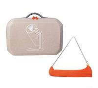 Oniissy Custodia da viaggio rigida portatile per proiettore XGIMI MoGo 4 2025, custodia da trasporto in EVA con copertura protettiva per manico, colore albicocca