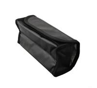 Oniissy Custodia ignifuga per batteria al litio ebike, 185 x 75 x 60 mm, custodia portatile impermeabile a prova di esplosione, compatibile con batterie da 36 V 24 V, colore argento (nero)