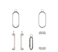 Oniissy Custodia per registratore vocale PLAUD NotePin AI, guscio ergonomico in morbido materiale PC con portachiavi, custodia rigida antiscivolo e antigraffio (grigio)