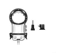 Oniissy Custodia subacquea per Insta360 X5, custodia impermeabile invisibile, custodia completamente subacquea a 360°, custodia trasparente per riprese di sport acquatici