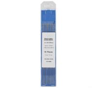 Oniissy Elettrodi di tungsteno per saldatura TIG, 10 pezzi, elettrodi al tungsteno al lantanio WL15, punta blu, 1,0-3,2 mm, per saldatura AC Tig (1,0 mm x 150 mm)
