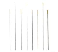 Oniissy Elettrodi di tungsteno per saldatura TIG, 10 pezzi, elettrodi al tungsteno al lantanio WL15, punta blu, 1,0-3,2 mm, per saldatura AC Tig (3,2 mm x 150 mm)