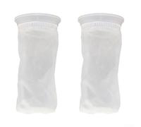 Oniissy Filtrazione efficace materiale di nylon del filtro dal fondo di IBC 110mm Installazione facile Bianco Due Pack Industrial Gestione delle acque agricole