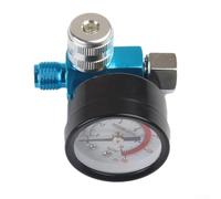 Oniissy Filtro dell'aria e regolatore pneumatico in linea trappola per olio, per aerografo W/1/4 filettatura, separatore di umidità ciotola, per applicazioni di verniciatura e spray (D)