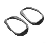 Oniissy Frange per pedali da strada, per Speedplay, per protezione dei bordi, in ABS nero/giallo, tacchetti per scarpe da ciclismo per bici da strada (nero)