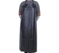 Oniissy Grembiule in PU impermeabile e resistente all'olio per la lavorazione degli alimenti, macello, cucina, lavoro, 105 x 75 cm, grembiule protettivo industriale