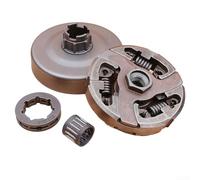 Oniissy Gruppo frizione pignone cerchio per motoseghe 185 285 394 395 e 395XP con pignone da 3/8 pollici 7T parti di ricambio compatibili con i modelli che richiedono