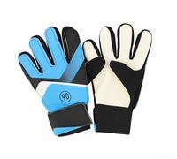 Oniissy Guanti da portiere per bambini, per calcio, palmo in lattice con protezione per le dita, in nylon traspirante tra le dita, cinturino da polso regolabile, compatibili con (blu) (#7)