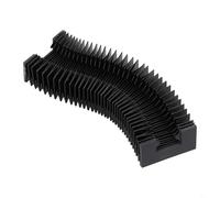 Oniissy HGR25 - Soffietto protettivo per guida lineare CNC, flessibile, telescopico, per la protezione delle guide delle macchine utensili, copertura antipolvere impermeabile e antiolio (1000 mm)