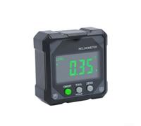 Oniissy Inclinometro digitale con grado di protezione IP54, ad alta precisione, 0,1°, display LCD, misuratore di angolo portatile, resistente alla polvere e all'acqua, strumento per edilizia
