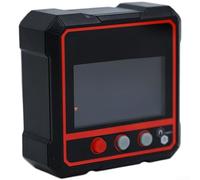 Oniissy Inclinometro elettronico con display digitale con risoluzione 0,05°, doppia misurazione dell'angolo assoluto e relativo, rotazione a 360°, ribaltamento automatico, compatto portatile