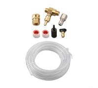 Oniissy Iniettore regolabile a valle per idropulitrice con struttura in ottone, 4000 PSI, portata 2-5 GPM e connessione rapida da 3/8 pollici, per la maggior parte dei gas ed elettrici