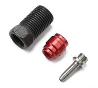 Oniissy Inserto idraulico per tubo freno e freni a disco, raccordo in metallo con oliva e dado di collegamento, compatibile con XX X0 X9 DB per Juicy