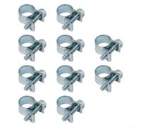 Oniissy Jubilee - 10 mini fascette per tubo del carburante per tubo del radiatore del gasolio, per riparazione tubi, per automobili, agricoltura, impianti e costruzioni (10 mm-12 mm)