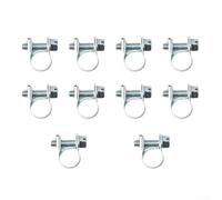 Oniissy Jubilee - 10 mini fascette per tubo del carburante per tubo del radiatore del gasolio, per riparazione tubi, per automobili, agricoltura, impianti e costruzioni (8 mm-10 mm)